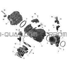 ROTAX - Collecteur Admission Air Et Carter De Papillon pour Can-am Toutes les cylindrées 2022 Defender HD9 - CAB (8UNA-8UNB)