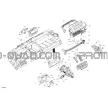 Habitacle - Tableau de bord pour Can-am Toutes les cylindrées 2022 Defender HD9 - CAB (8UNA-8UNB)