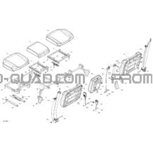 Carrosserie - Sièges - Section Avant pour Can-am Toutes les cylindrées 2022 Defender MAX HD10 - XT