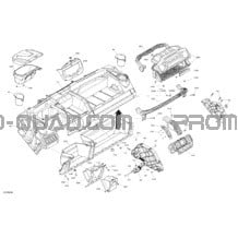 Habitacle - Tableau de bord pour Can-am Toutes les cylindrées 2022 Defender MAX HD10 - XMR (8PNB)