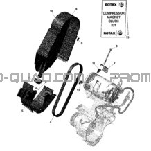 Rotax - Air climatisé - LTD CAB pour Can-am Toutes les cylindrées 2022 Defender MAX HD10 - LTD CAB