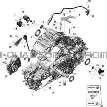 Rotax - Boîte De Vitesses Et Composantes -  804 pour Can-am Toutes les cylindrées 2022 Defender MAX HD10 - LTD CAB