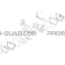 Carrosserie - Panneaux Latéraux pour Can-am Toutes les cylindrées 2022 Defender PRO HD10 - LTD CAB (9HNA-B-C-D)