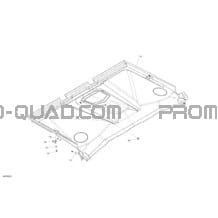 Enclosure Cab - Roof pour Can-am Toutes les cylindrées 2022 Defender PRO HD10 - LTD CAB (9HNA-B-C-D)