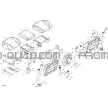 Carrosserie - Siège pour Can-am Toutes les cylindrées 2022 Defender PRO HD10 - Lone Star