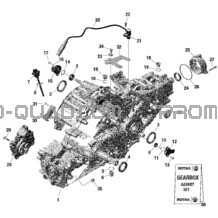 Rotax - Boîte De Vitesses Et Composantes pour Can-am Toutes les cylindrées 2022 Defender 6X6 HD10 - XT