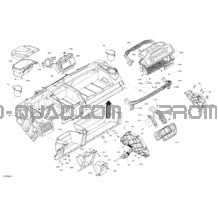 Habitacle - Tableau De Bord pour Can-am Toutes les cylindrées 2022 Defender 6X6 HD10 - XT