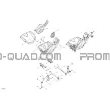 Carrosserie - Sièges pour Can-am Toutes les cylindrées 2022 Maverick Turbo RR - RS