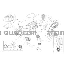 Moteur - Conduite Air pour Can-am Toutes les cylindrées 2022 Maverick Turbo RR - XDS