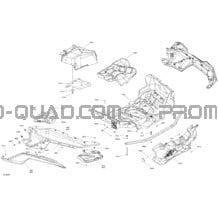 Carrosserie - Section Arrière pour Can-am Toutes les cylindrées 2022 Maverick Turbo RR - XDS