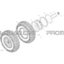 Drive - Front Wheels - Width 72 inch pour Can-am Toutes les cylindrées 2022 Maverick Turbo RR - XRC