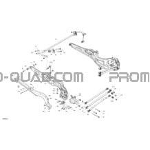 Suspension - Rear Components - 64 Inches Width pour Can-am Toutes les cylindrées 2022 Maverick Turbo RR - XRC