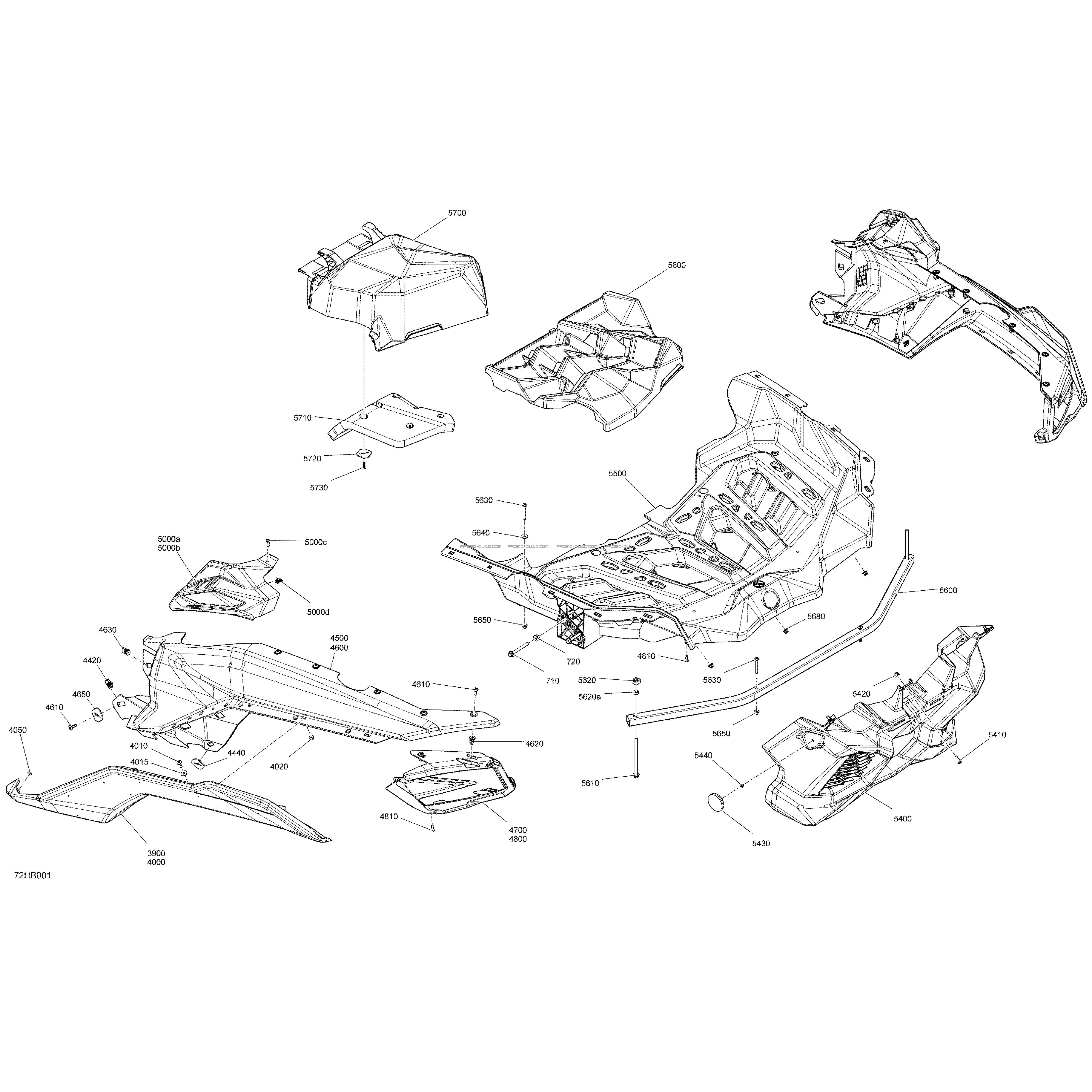Carrosserie - Section Arrière  Can-am  2022 Toutes les cylindrées  Original parts OEMCarrosserie - Section Arrière  Can-am  2022 Toutes les cylindrées  Original parts OEM