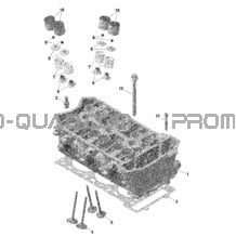 ROTAX - Culasse pour Can-am Toutes les cylindrées 2022 Maverick Turbo RR - XMR