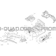 Carrosserie - Section Arrière pour Can-am Toutes les cylindrées 2022 Maverick Turbo RR - XMR
