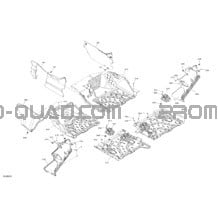 Habitacle - Plancher pour Can-am Toutes les cylindrées 2022 Maverick MAX Turbo RR - RS