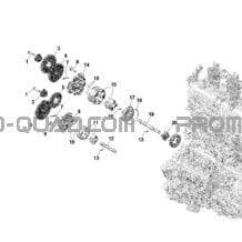 ROTAX - Pompe À Huile pour Can-am Toutes les cylindrées 2022 Maverick MAX Turbo RR - XDS