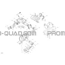 Moteur - Échappement pour Can-am Toutes les cylindrées 2022 Maverick MAX Turbo RR - XMR