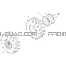 Entraînement - Roues Arrières pour Can-am Toutes les cylindrées 2022 Maverick Sport 1000R - XMR