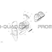 Carrosserie - Entrée Air pour Can-am Toutes les cylindrées 2022 Maverick Sport 1000R - XMR