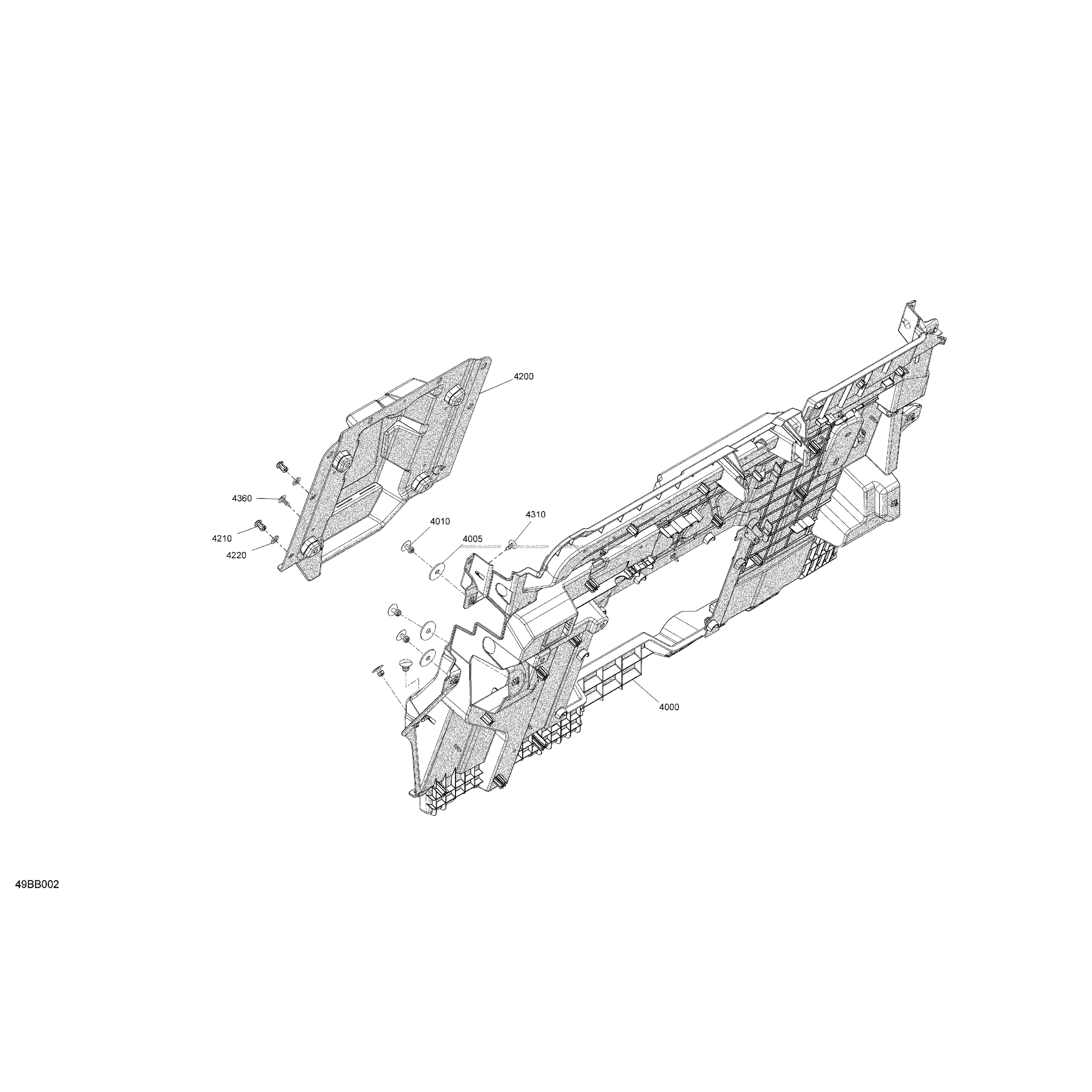 Habitacle - Mur Arrière  Can-am  2022 Toutes les cylindrées  Original parts OEMHabitacle - Mur Arrière  Can-am  2022 Toutes les cylindrées  Original parts OEM