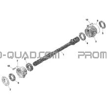 Rotax - Arbre Entraînement pour Can-am Toutes les cylindrées 2022 Maverick Sport MAX 1000R - DPS