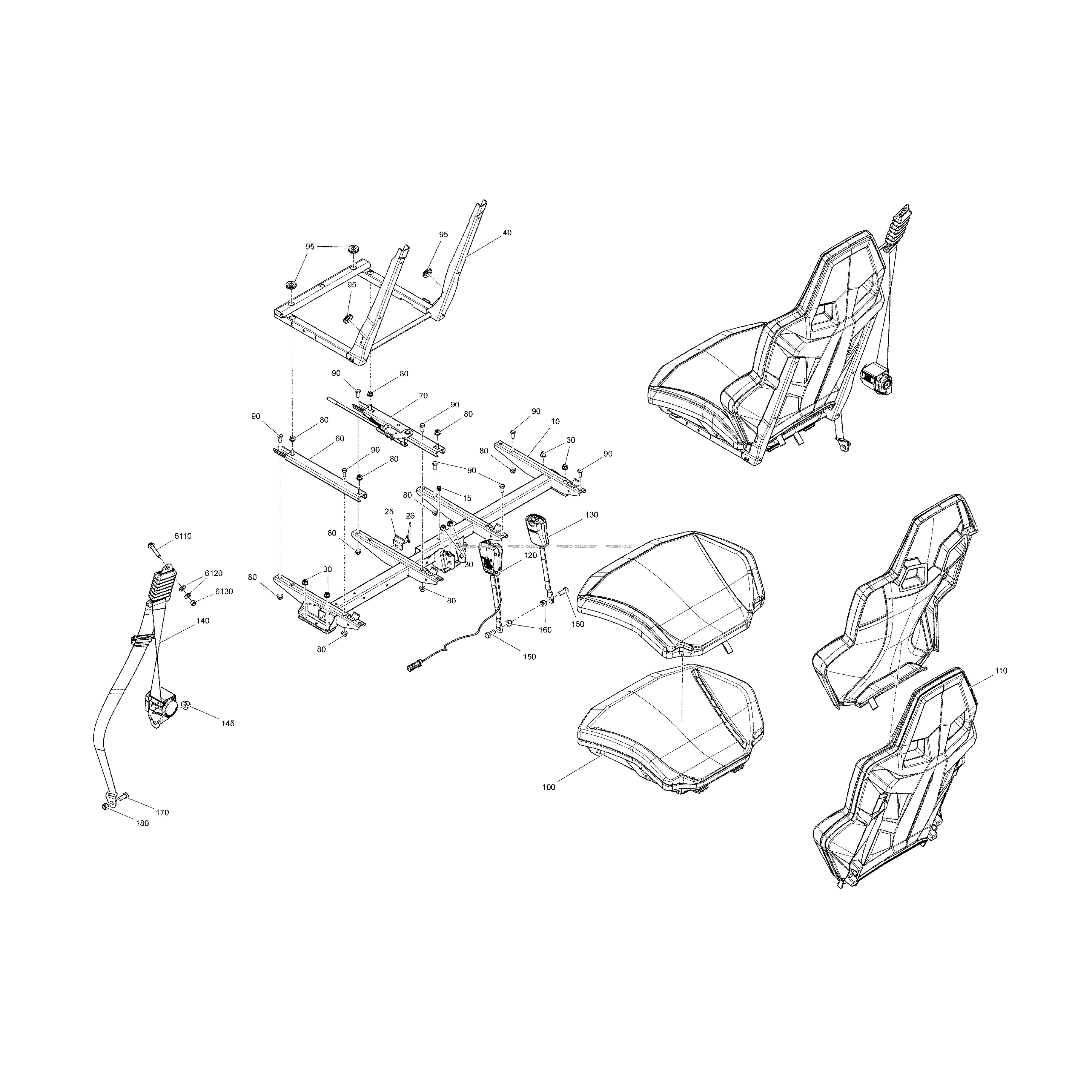 Carrosserie - Sièges  Can-am  2022 Toutes les cylindrées  Original parts OEMCarrosserie - Sièges  Can-am  2022 Toutes les cylindrées  Original parts OEM