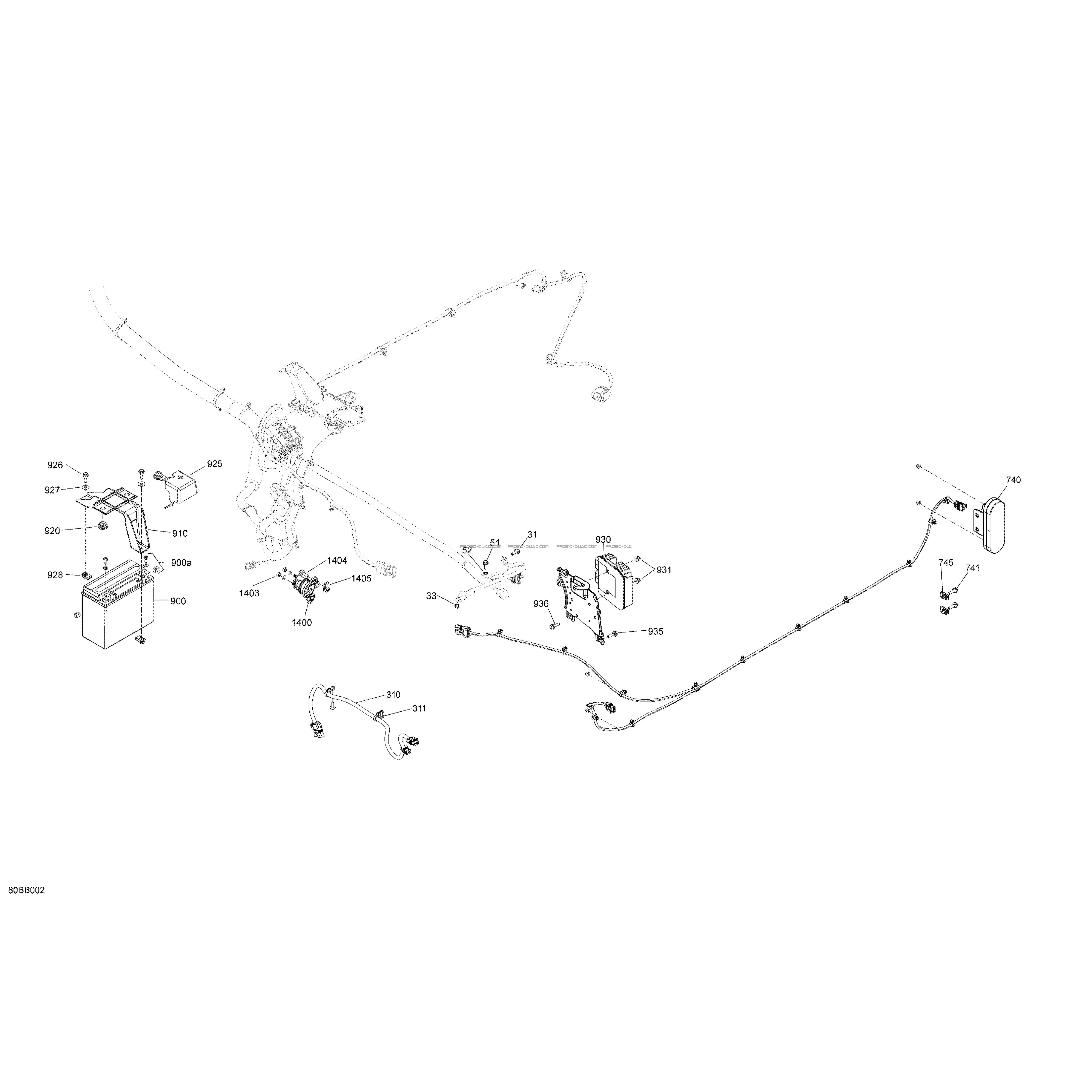 Électrique - Section Arrière  Can-am  2022 Toutes les cylindrées  pièces OEMÉlectrique - Section Arrière  Can-am  2022 Toutes les cylindrées  pièces OEM