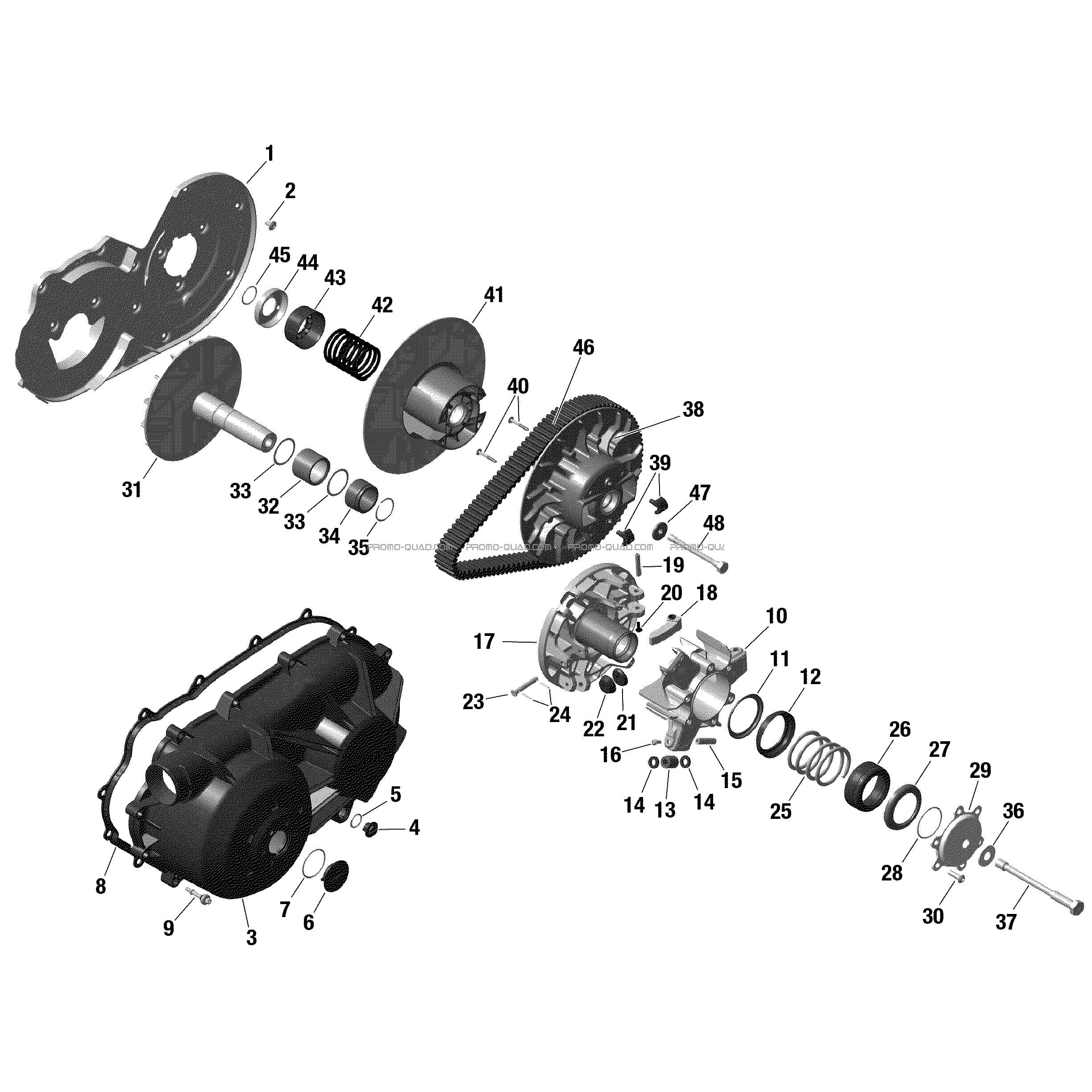 ROTAX - Transmission - 1  Can-am  2022 Toutes les cylindrées  pièces OEMROTAX - Transmission - 1  Can-am  2022 Toutes les cylindrées  pièces OEM