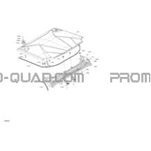 Carrosserie - Toît pour Can-am Toutes les cylindrées 2022 Commander 700 EFI - XT