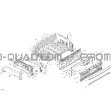 Carrosserie - Boîte de Chargement - Section Supérieure pour Can-am Toutes les cylindrées 2022 Commander 1000R EFI - DPS