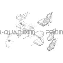 Carrosserie - Sièges pour Can-am Toutes les cylindrées 2022 Commander 1000R EFI - XT