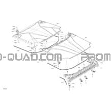 Carrosserie - Toît pour Can-am Toutes les cylindrées 2022 Commander MAX 1000R EFI - XT