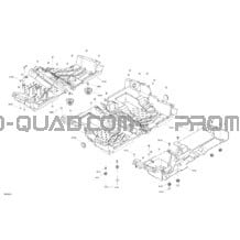 Habitacle - Plancher pour Can-am Toutes les cylindrées 2022 Commander MAX 1000R EFI - XT