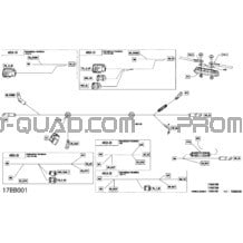 Électrique - Faisceau Électrique Démarreur - 710007207 pour Can-am Toutes les cylindrées 2022 Commander MAX 1000R EFI - XT