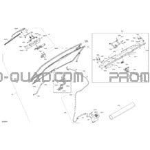 Carrosserie - Pare-Brise pour Can-am Toutes les cylindrées 2022 Defender HD9 - XU