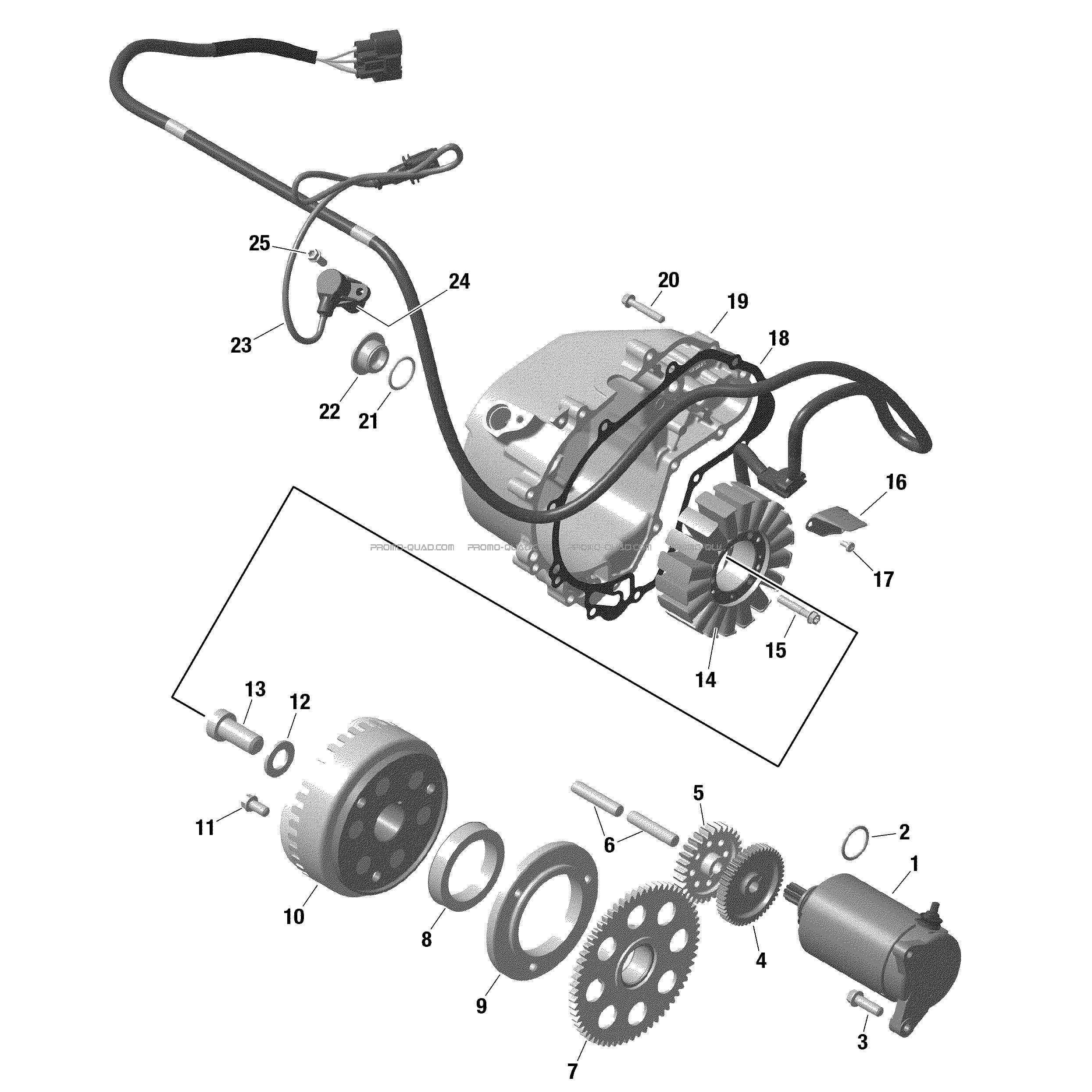 Rotax - Magnéto Et Démarreur Électrique  Can-am  2022 Toutes les cylindrées  Original parts OEMRotax - Magnéto Et Démarreur Électrique  Can-am  2022 Toutes les cylindrées  Original parts OEM