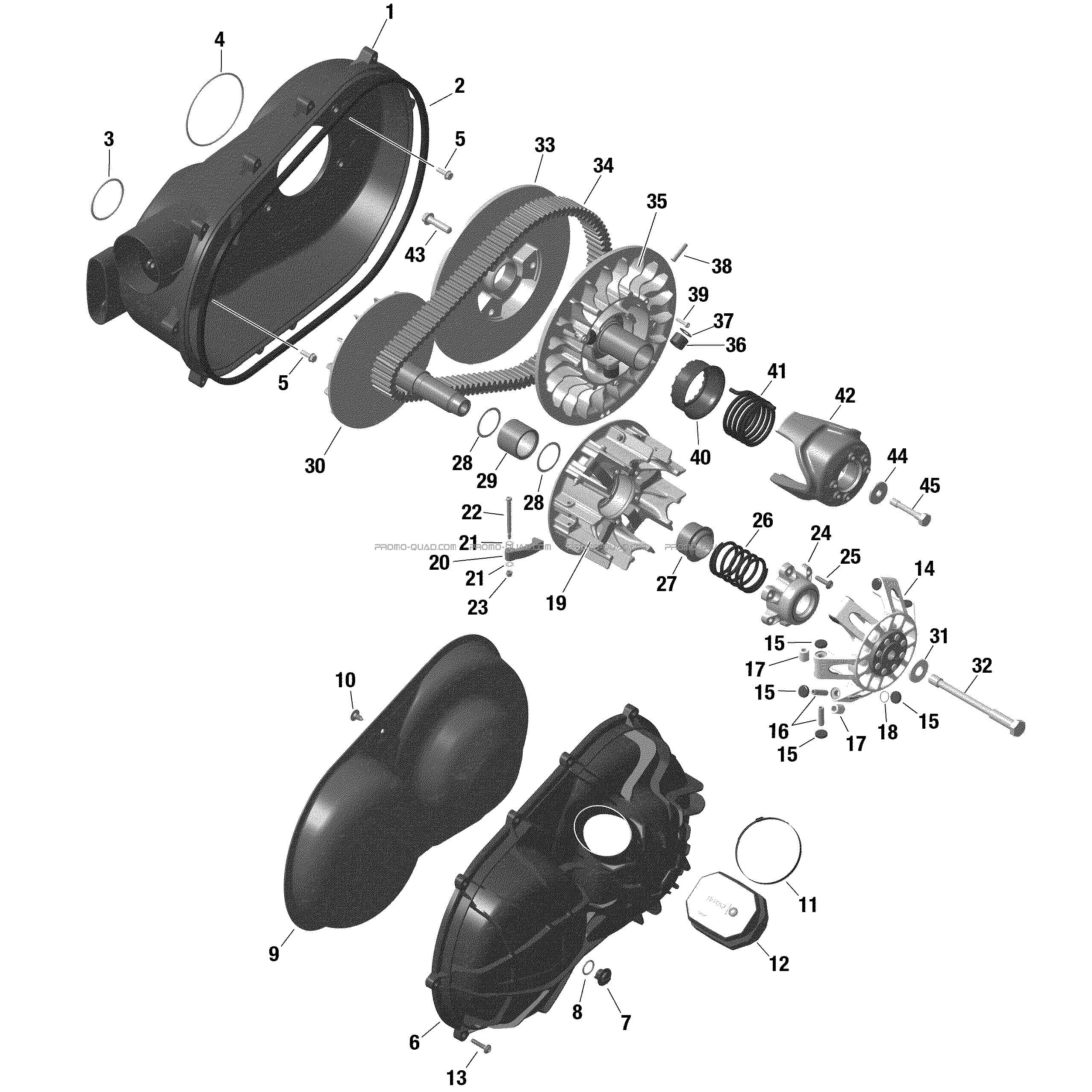 Rotax - Transmission  Can-am  2022 Toutes les cylindrées  Original parts OEMRotax - Transmission  Can-am  2022 Toutes les cylindrées  Original parts OEM