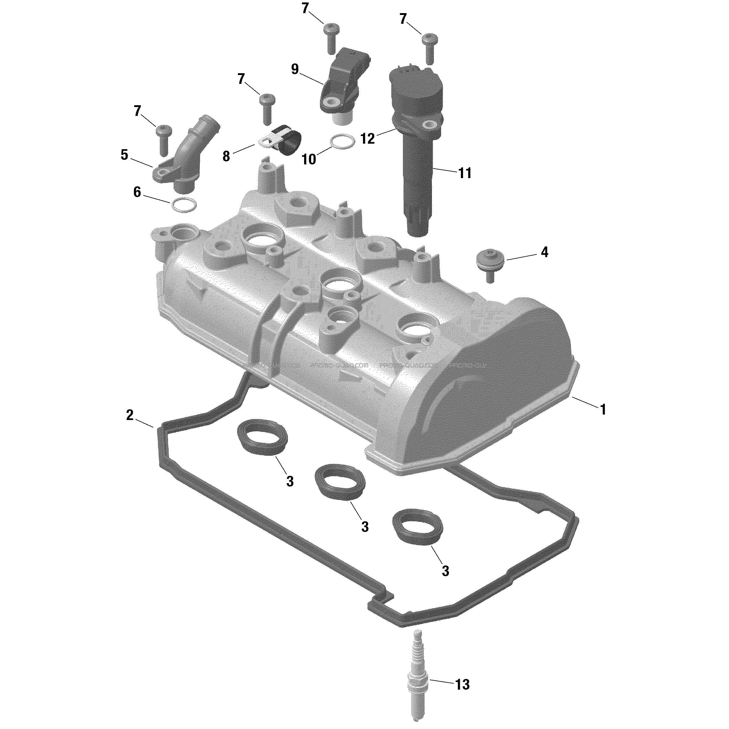 ROTAX - Couvercle De Soupapes  Can-am  2022 Toutes les cylindrées  Original parts OEMROTAX - Couvercle De Soupapes  Can-am  2022 Toutes les cylindrées  Original parts OEM