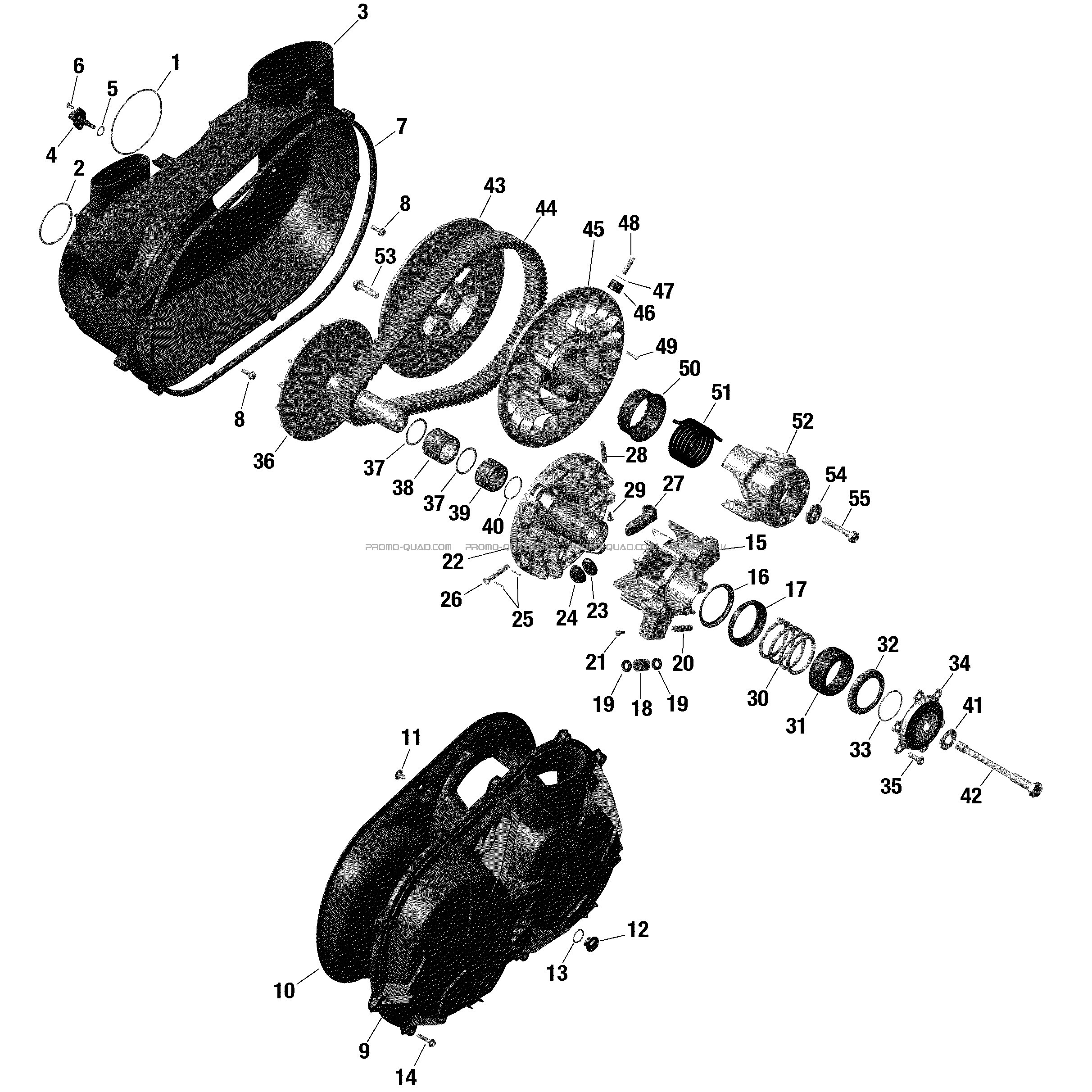 ROTAX - Transmission - Turbo RR  Can-am  2022 Toutes les cylindrées  Original parts OEMROTAX - Transmission - Turbo RR  Can-am  2022 Toutes les cylindrées  Original parts OEM
