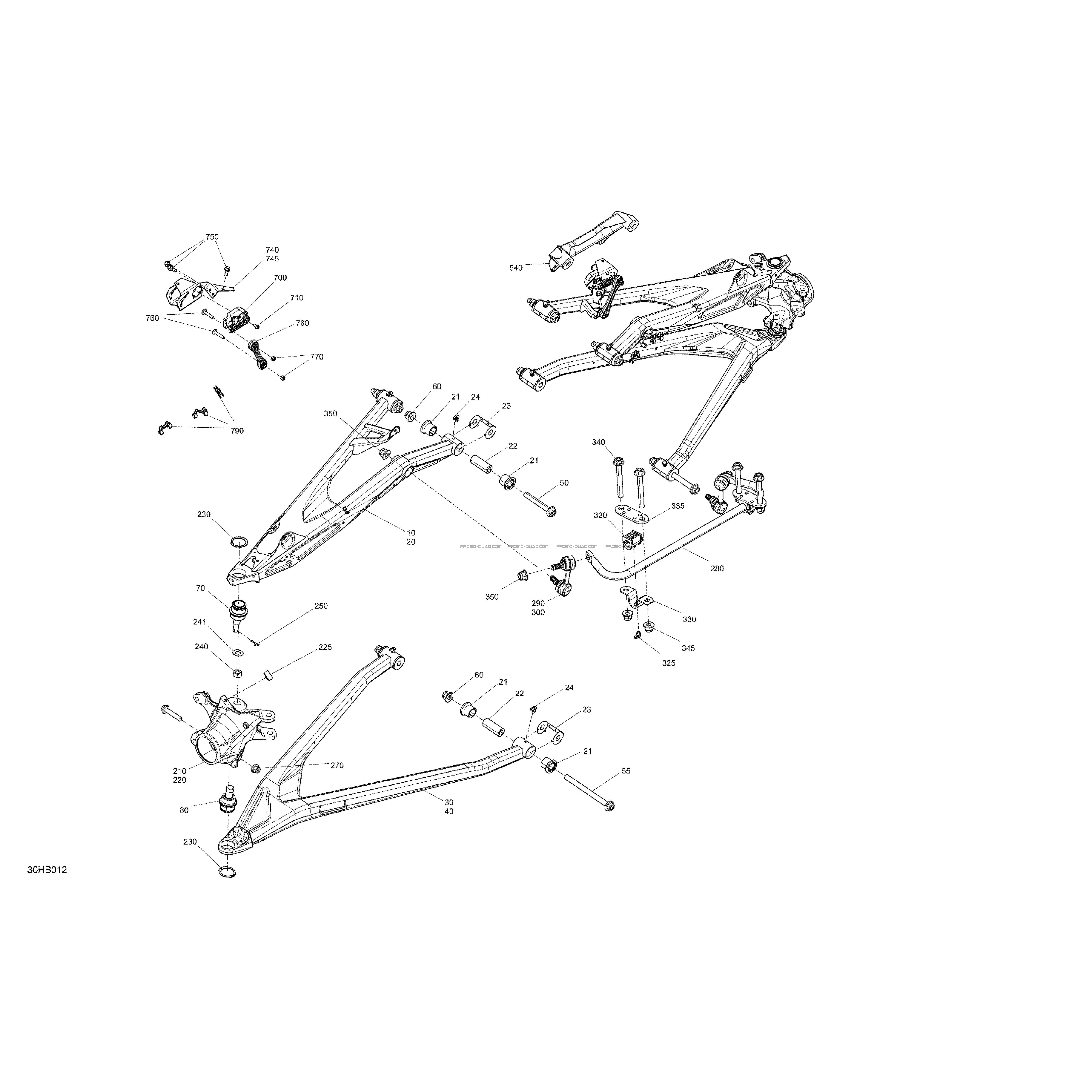 Suspension - Pièces Avant  Can-am  2022 Toutes les cylindrées  pièces OEMSuspension - Pièces Avant  Can-am  2022 Toutes les cylindrées  pièces OEM