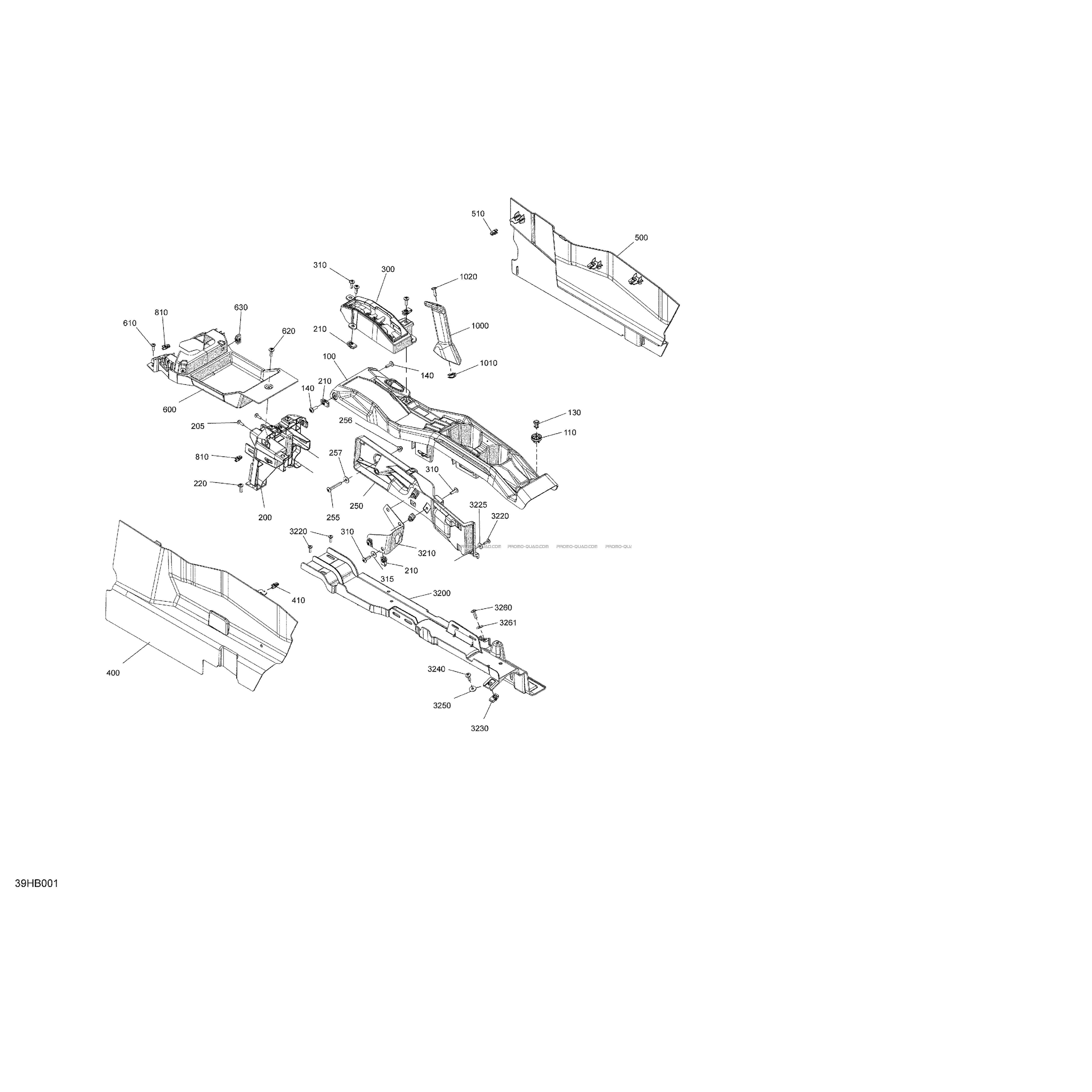 Habitacle - Console Centrale  Can-am  2022 Toutes les cylindrées  pièces OEMHabitacle - Console Centrale  Can-am  2022 Toutes les cylindrées  pièces OEM