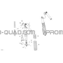 Suspension - Amortisseurs Arrières pour Can-am Toutes les cylindrées 2022 Maverick Turbo RR - XRC