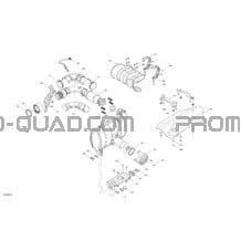 Moteur - Échappement pour Can-am Toutes les cylindrées 2022 Maverick MAX Turbo - DS