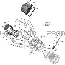 Rotax - Culasse pour Can-am Toutes les cylindrées 2022 Maverick Sport 1000 - BASE