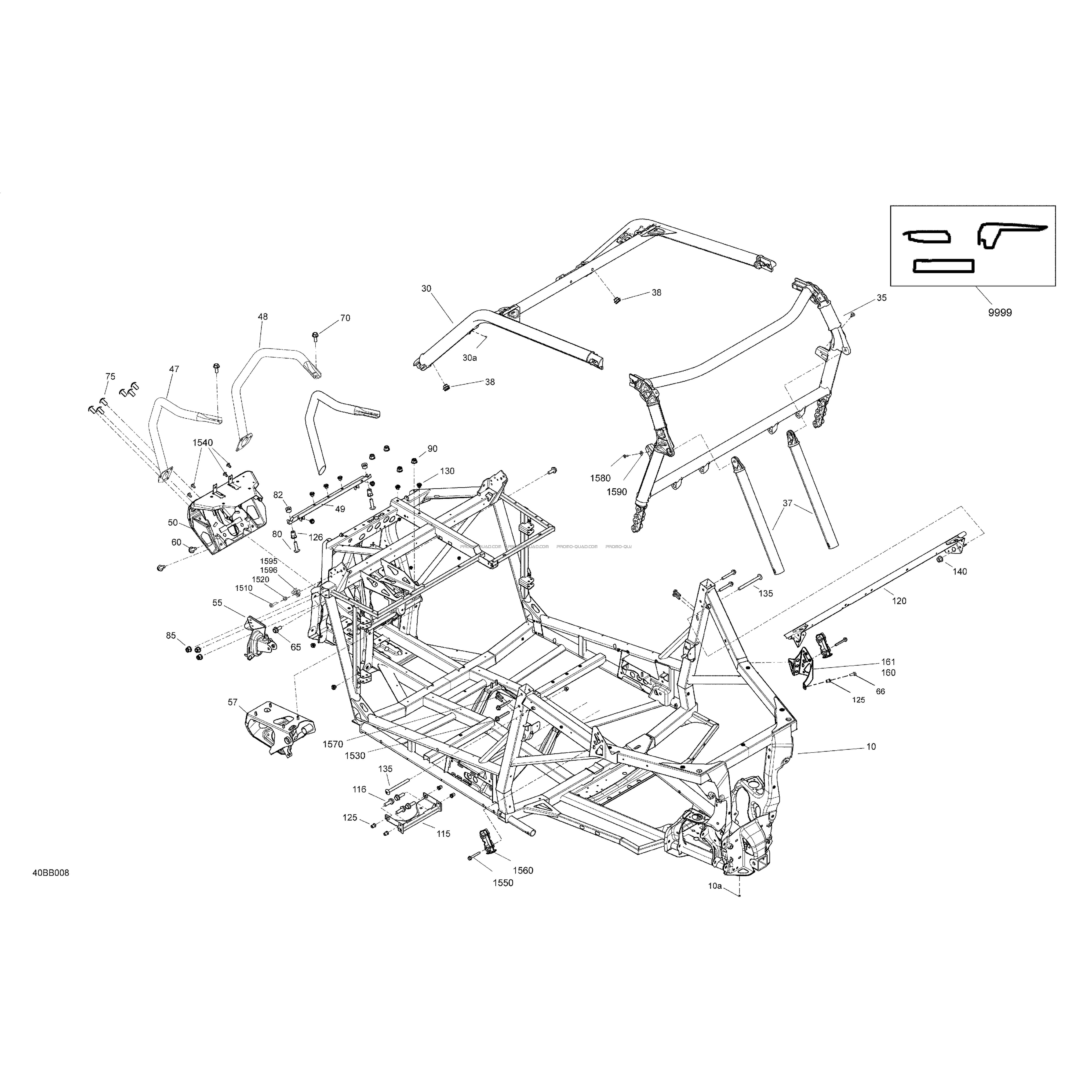 Châssis - Système  Can-am  2022 Toutes les cylindrées  Original parts OEMChâssis - Système  Can-am  2022 Toutes les cylindrées  Original parts OEM