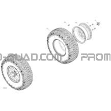 Entraînement - Roues Arrières pour Can-am Toutes les cylindrées 2022 Maverick Sport 1000R - XRC