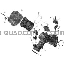 Rotax - Collecteur Admission Air Et Carter De Papillon pour Can-am Toutes les cylindrées 2022 Traxter 6X6 HD10 - DPS - CE