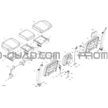 Carrosserie - Sièges pour Can-am Toutes les cylindrées 2022 Traxter 6X6 HD10 - DPS - CE