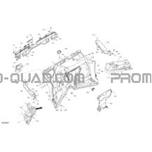 Habitacle - Mur Coupe-Feu pour Can-am Toutes les cylindrées 2022 Traxter 6X6 HD10 - DPS - CE